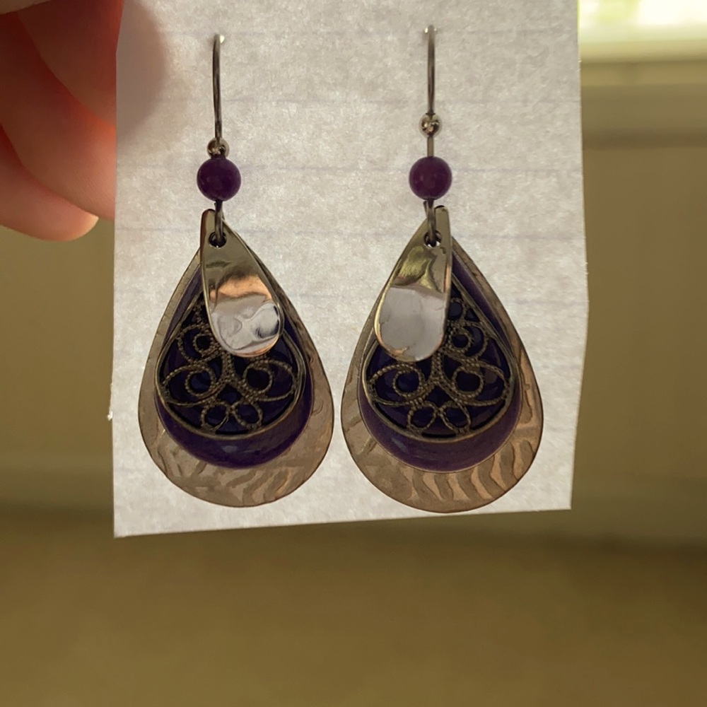 NWOT Layered earrings